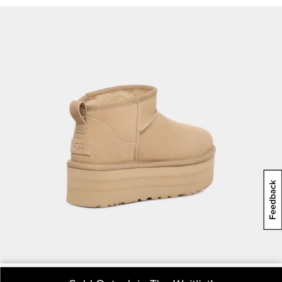 Ultra mini platform- mustard. Never worn. In box - changed mind. - Picture 3 of 7